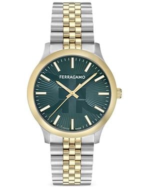 Ferragamo Duo 40Mm Watch - Metallic