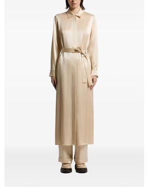 Peserico Kleid Aus Satin - Natur