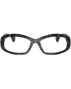 Alain Mikli Rectangle-Frame Sunglasses - Brown