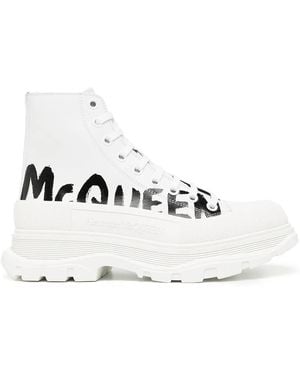McQueen Tread Slick Trainers - White