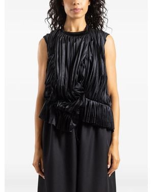 Comme des Garçons Haut Plissé Drapé - Black
