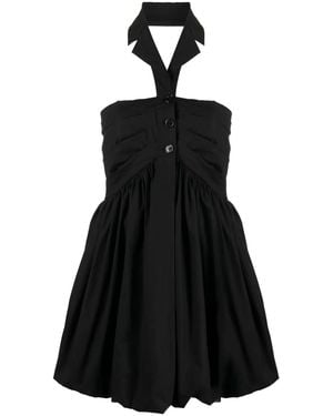 Philosophy Di Lorenzo Serafini Flared Mini Dress - Black