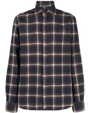 Orian Plaid Flannel Shirt - Black