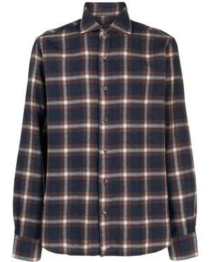Orian Plaid Flannel Shirt - Black