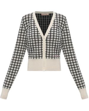 Marni Virgin Wool Cardigan - Black