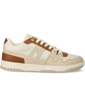 The Mercer Brand Panelled Low-Top Trainers - Natural