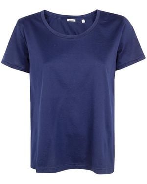 Aspesi Round Neck Classic T-Shirt - Blue