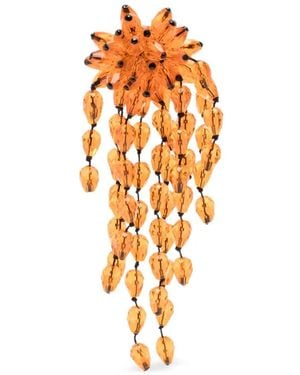 Isabel Marant Hanabi Beaded Drop Earrings - Metallic