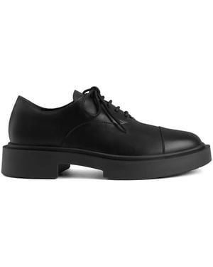Giuseppe Zanotti Harald Leather Derby Shoes - Black