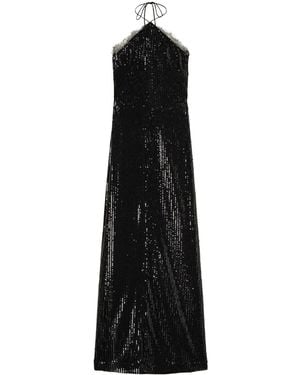 Twinset Sequin-Embellished Midi Dress - Black