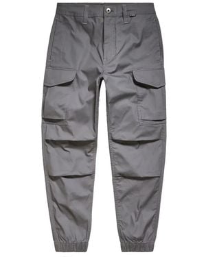 G-Star Elasticated-Cuff Cargo Trousers - Grey