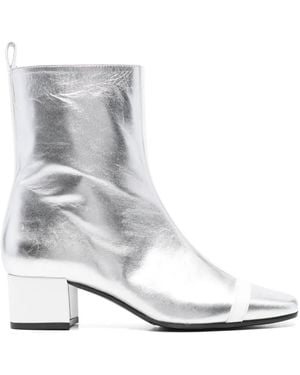 CAREL PARIS Botas Audrey con tacón de 40 mm - Blanco