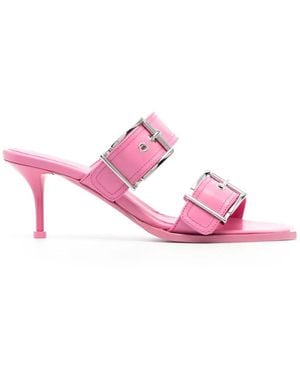 McQueen Sandalen Mit Schnalle 75Mm - Pink