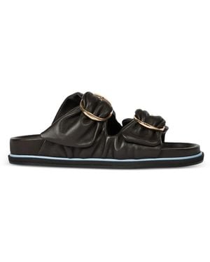 Paul Smith Camolin Gathered Sandals - Black