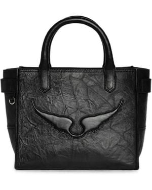 Zadig & Voltaire Angel Tote Bag in Black | Lyst