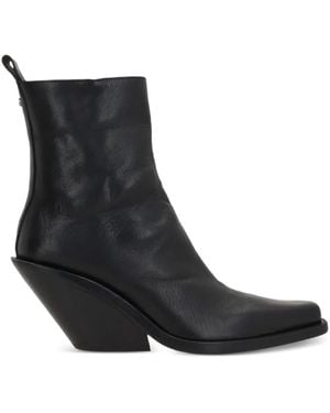 Ann Demeulemeester Stiefel aus Kalbsleder 75mm - Schwarz