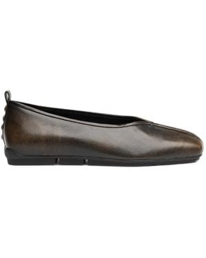 Ash Breeze Stud-Embellished Ballet Flats - Black