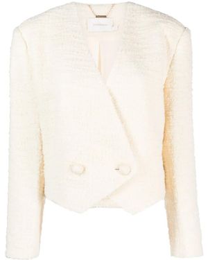Zimmermann Luminosity Cropped Blazer - Natural
