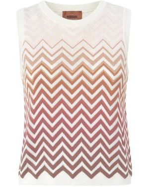 Missoni Zig-Zag Top - Pink