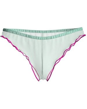 Maison Close Panorama ラッフル タンガトップ - マルチカラー