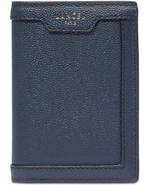 Lancel Compact Zip Wallet - Blue