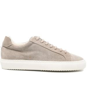 Doucal's Lace-Up Trainers - White
