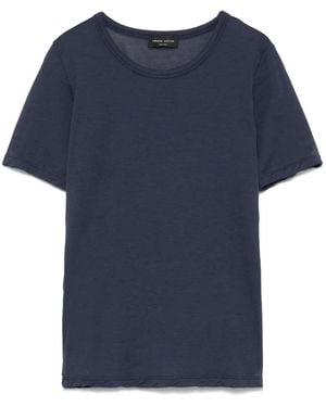 Roberto Collina ラウンドネック Tシャツ - ブルー