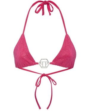 Philipp Plein Top Bikini Stones Bikini - Pink