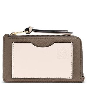 Loewe Zip-Around Cardholder - Pink