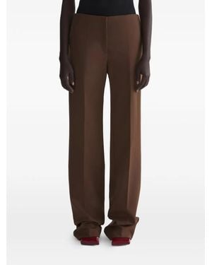 Mugler Straight Pants - Brown