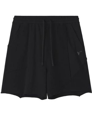 FIVE CM Logo-Embroidered Shorts - Black