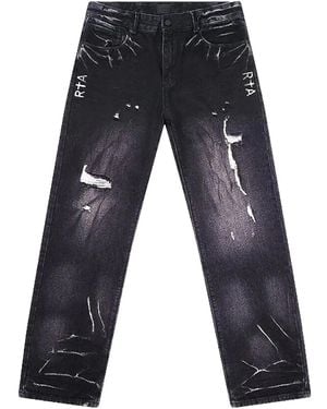 RTA Jonas Distressed Jeans - Blue