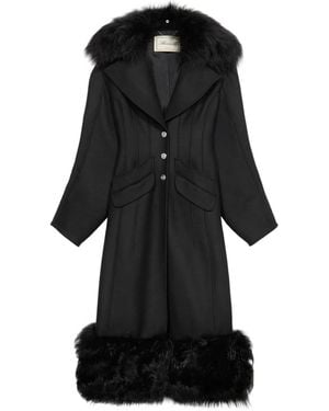 Blumarine Cappotto Con Finiture - Nero