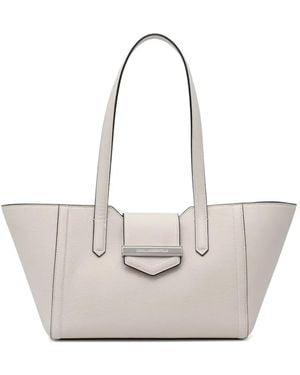 KARL LAGERFELD レザーハンドバッグ - ナチュラル