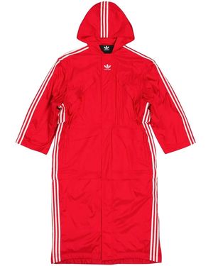 Balenciaga Parka removible de x adidas - Rojo