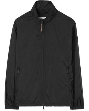 Burberry Nylon Newington Hooded Jacket - Black