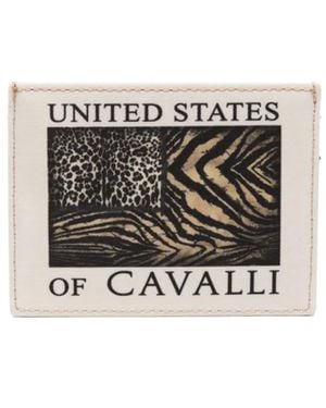Roberto Cavalli カードケース - ホワイト