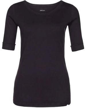 Marc Cain Turn-Up Sleeve T-Shirt - Black