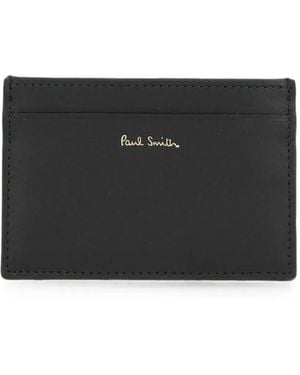 Paul Smith Signature Stripe Cardholder - Black