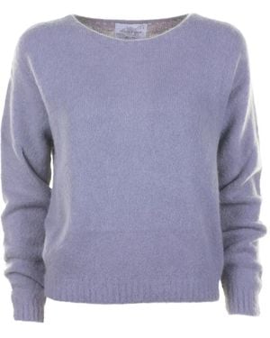 Cinque Crew-Neck Jumper - Purple