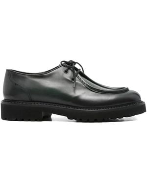 Doucal's Lace-Up Derby Shoes - Black