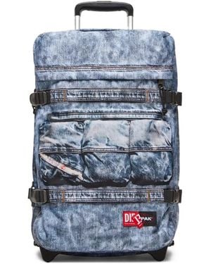 DIESEL X Eastpak トロンプルイユ デニムバッグ - ブルー