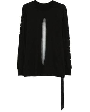 Rick Owens Camiseta Con Estampado Gráfico - Negro