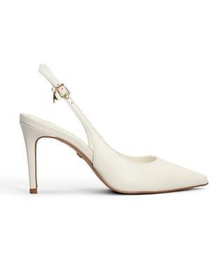 Carrano Pointed-Toe Slingback Court Shoes - White