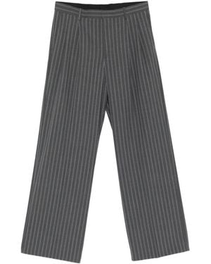 sunflower Pinstripe Tailored Trousers - Grey