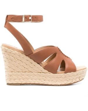 UGG Braided-Wedge Heeled Espadrilles - Natural