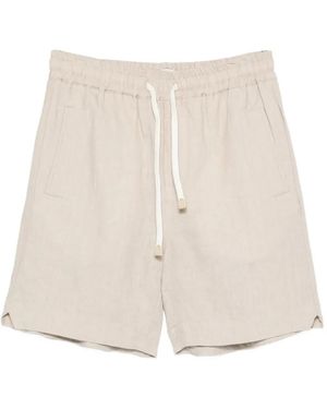 Eleventy Drawstring Deck Shorts - Natural