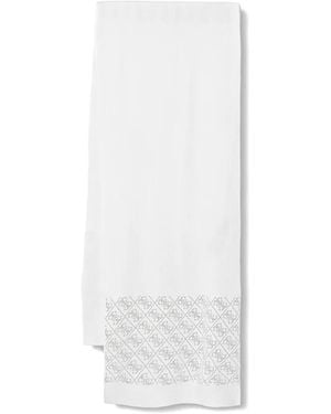 Guess Rhinestone-Patterned Scarf - White