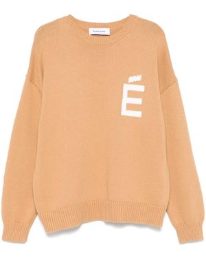 Etudes Studio Pull En Coton À Encolure Ronde - Neutre