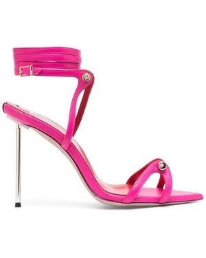 HARDOT 120Mm Bar-Pin Detail Court Shoes - Pink